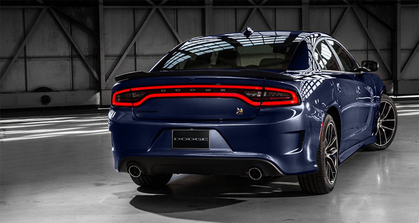 2017 Dodge Charger Blue Rear Exterior